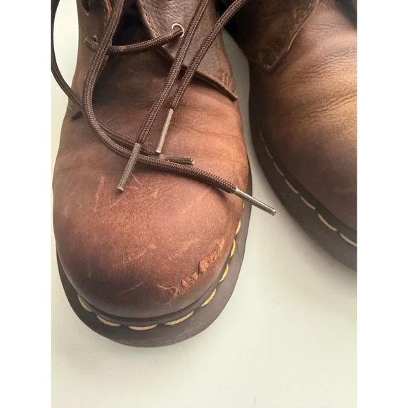 Dr Martens 1461 Mens Leather Brown Oxford Shoes 10 US M - Picture 8 of 11